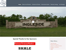 Tablet Screenshot of inglesidetxchamber.com